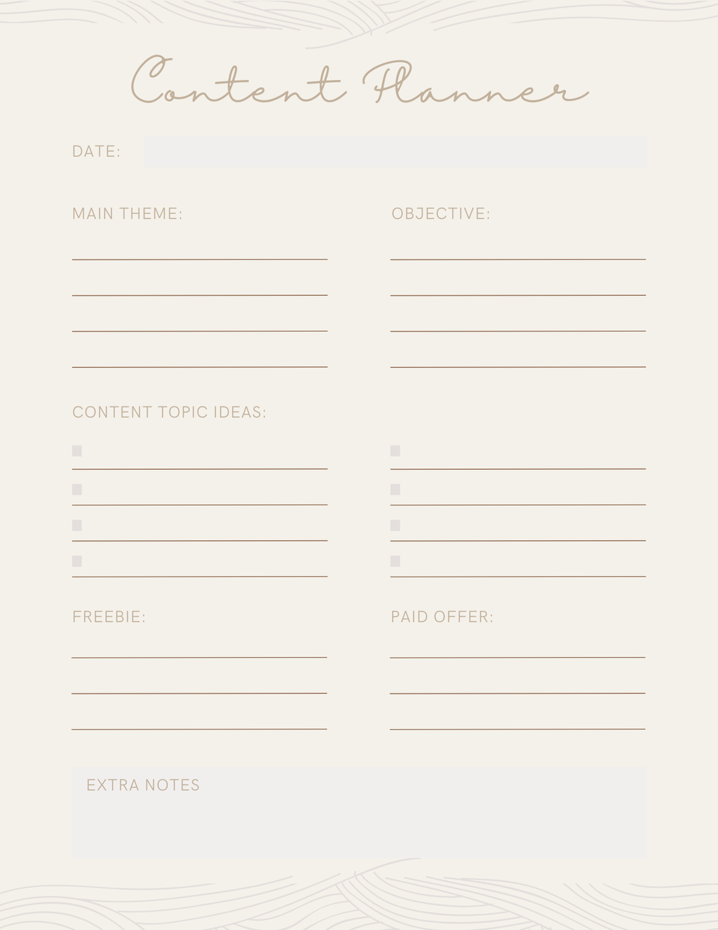 Digital planner