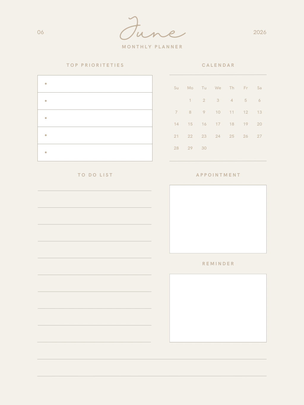 Digital planner
