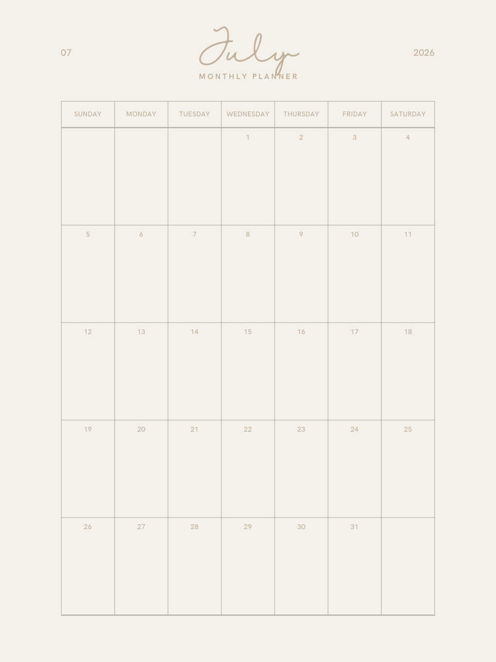 Digital planner