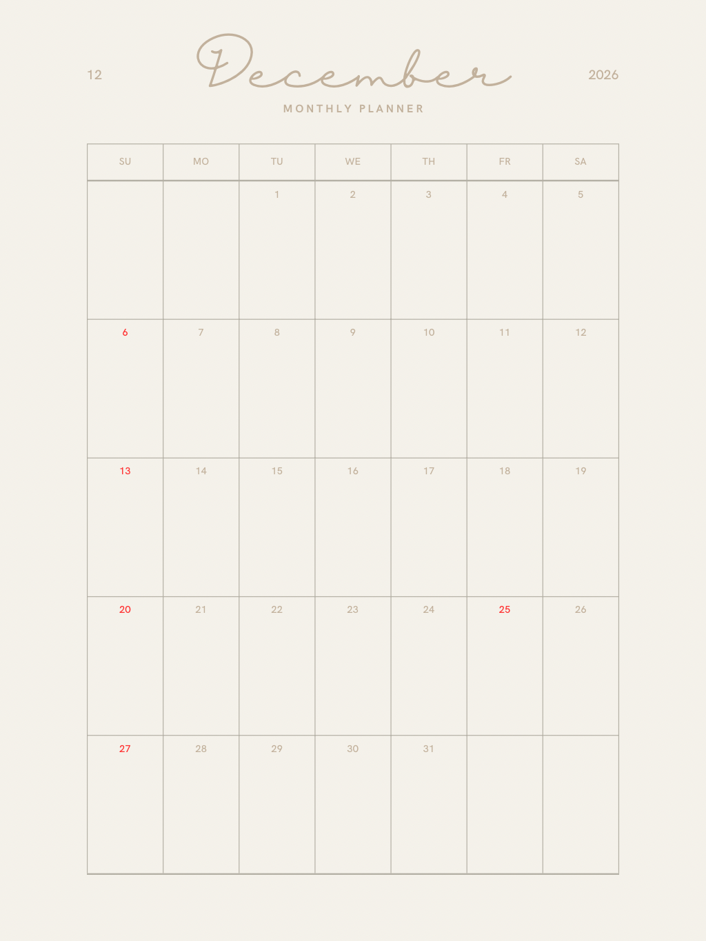 Digital planner